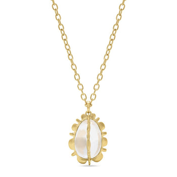 Capucine De Wulf Bliss Pendant, Clear Quartz